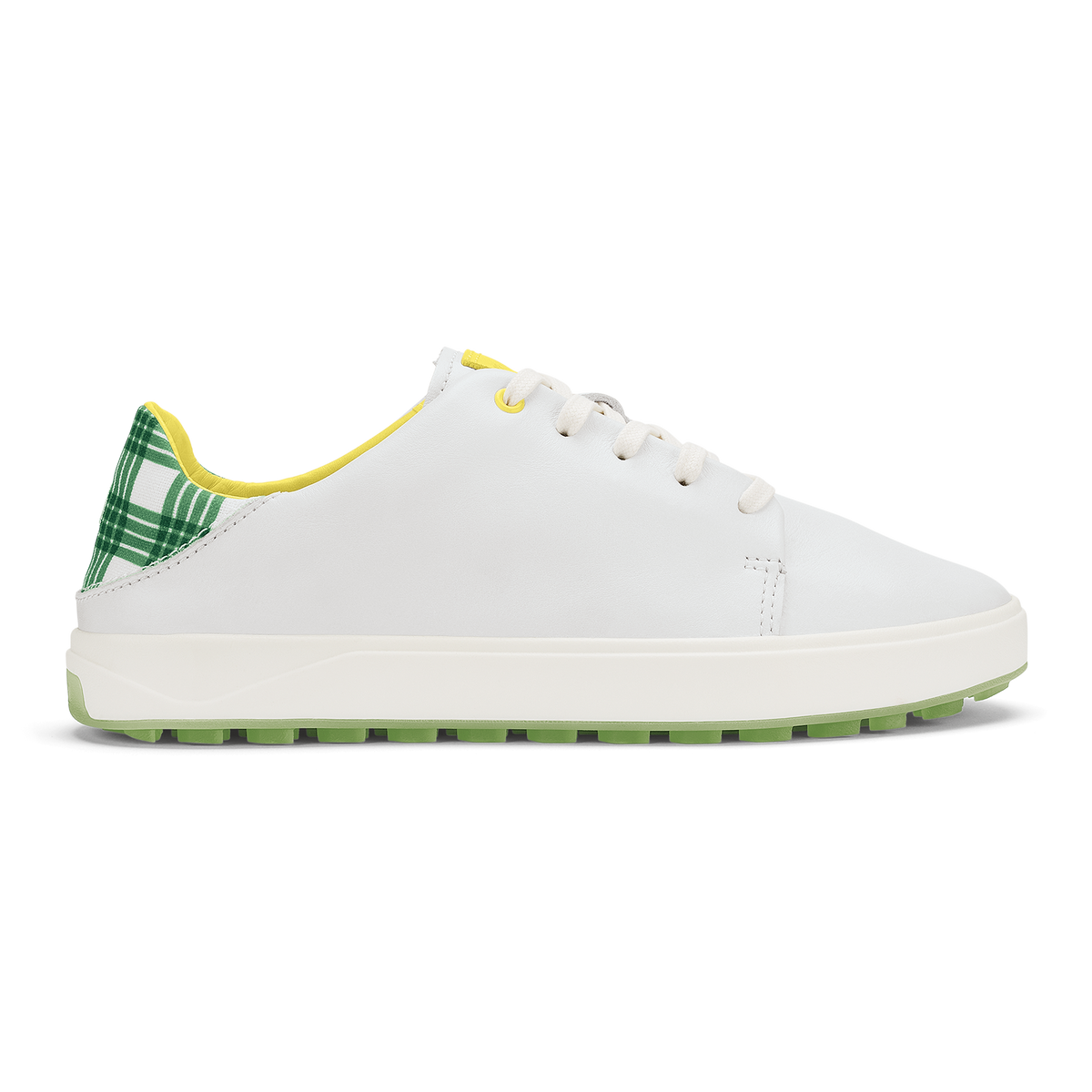 Bright White / Medium Green